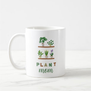 Cute Plant Mum Tropical Greenery Lady Coffee Mug