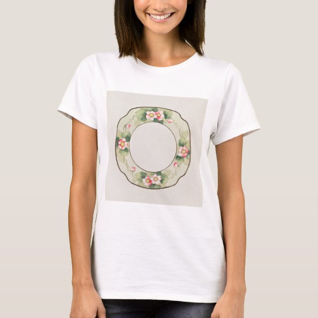 Cute Plate Japanese Painting by Noritake Factory T-Shirt (Front)
