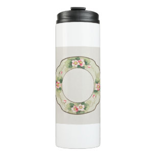 Cute Plate Japanese Painting by Noritake Factory Thermal Tumbler