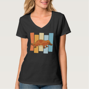 Cute Platypus Outback Animal Retro Aussie Austral T-Shirt