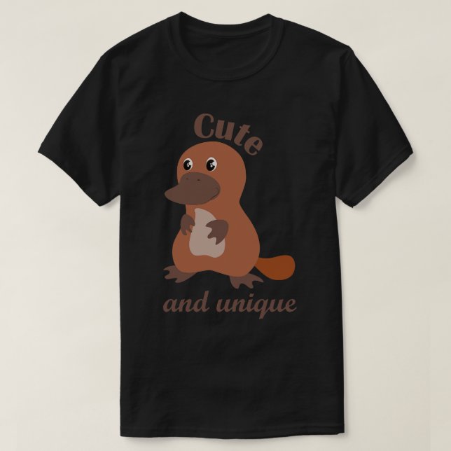 Cute platypus T-Shirt (Design Front)