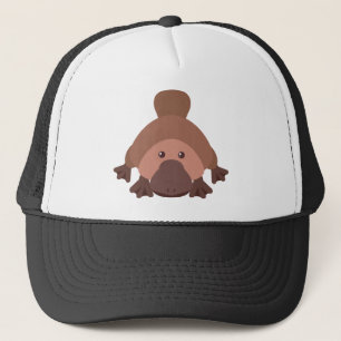 Cute platypus trucker hat