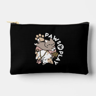 Cute Playful Cats Design – Fun Paws and Play Art Accessory Pouch
