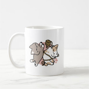 Cute Playful Cats Design – Fun Paws and Play Art Coffee Mug