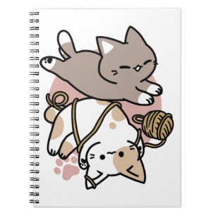 Cute Playful Cats Design – Fun Paws and Play Art Notebook