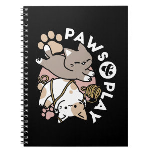 Cute Playful Cats Design – Fun Paws and Play Art Notebook