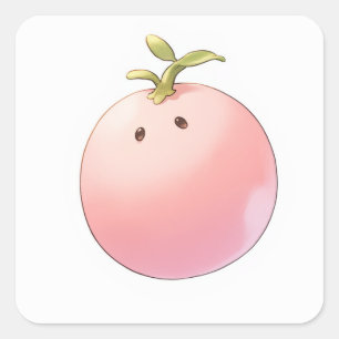 Cute Playful Design Square Sticker