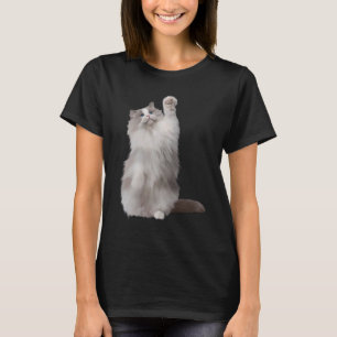 Cute Playful Fluffy Ragdoll Cat T-Shirt