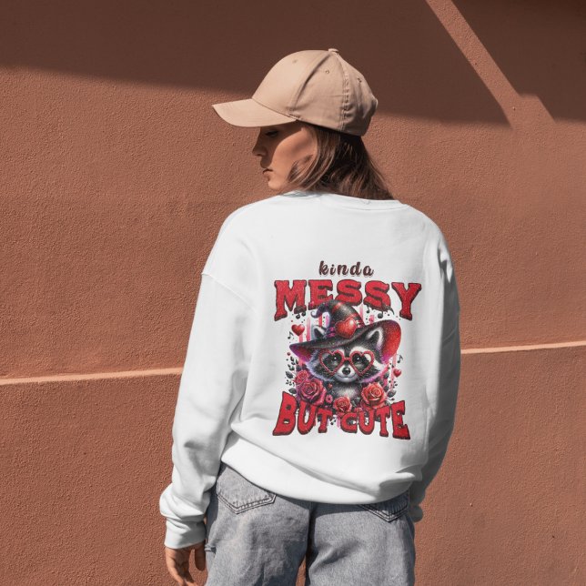 Cute & Playful Racoon fun Sweatshirt (Creator Uploaded)
