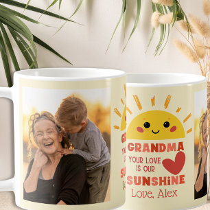 Cute Playful Yellow Love Grandma  Coffee Mug