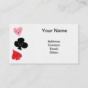 Cute Playing Card Suits