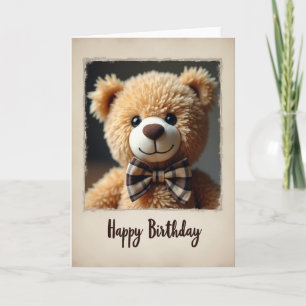 Cute Plush Birthday Card