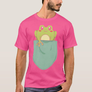 Cute Pocket Animal Lover Froggy Amphibian Toad Fro T-Shirt