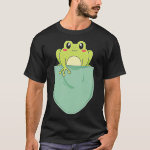 Cute Pocket Animal Lover Froggy Amphibian Toad Fro T-Shirt