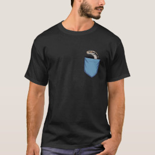 Cute Pocket Ball Python Snake Lovers Herpetology T-Shirt