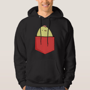 Cute Pocket Chicken   Chicken In Pocket For Kids Hoodie