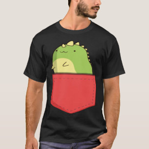 Cute Pocket Dino Prehistoric Rex Dino In Pocket K T-Shirt