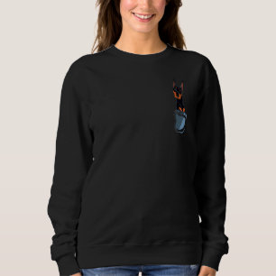 Cute Pocket Dog Owner Pet Dog Owner Doberman 1 Sweatshirt
