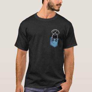 Cute Pocket Labrador Retriever Lover Black Lab Mum T-Shirt