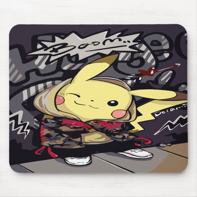 Cute Pokémon design Mouse Mat (Front)