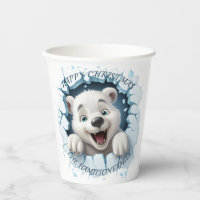 Cute Polar Bear 3D Christmas