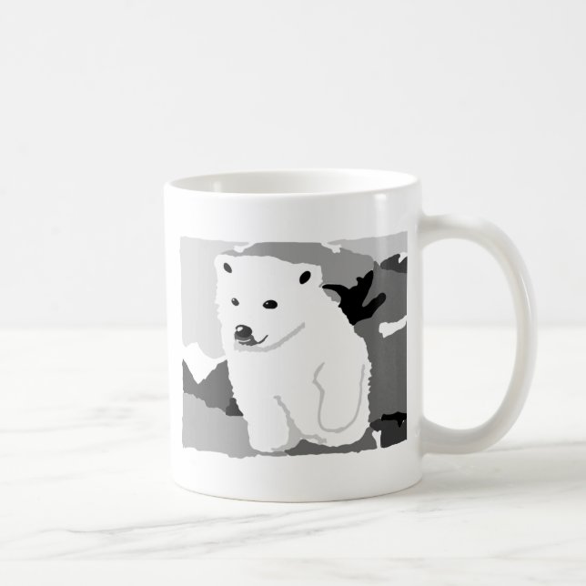 Cute Polar bear art gifts and accessories Coffee Mug (Right)