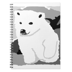 Cute Polar bear art gifts and accessories Notebook