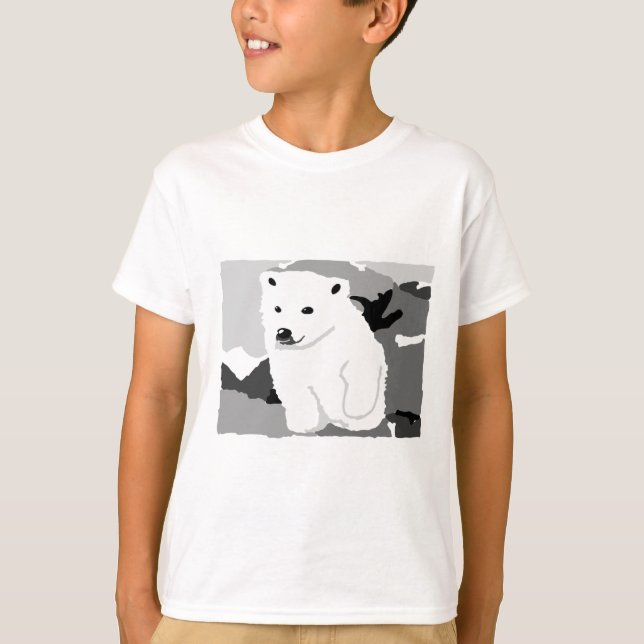 Cute Polar bear art gifts and accessories T-Shirt (Front)