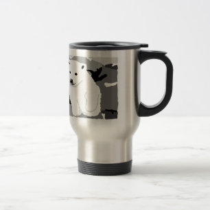 Cute Polar bear art gifts and accessories Travel Mug