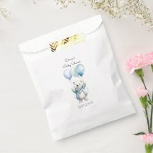 Cute Polar Bear Baby Shower Favour Bag