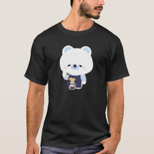 Cute Polar Bear Barista T-Shirt