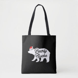 Cute Polar Bear Christmas Pajama Shirt Funny Xmas Tote Bag
