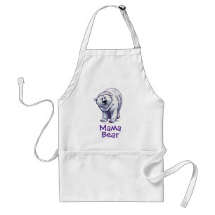 Cute Polar Bear for Mom Standard Apron