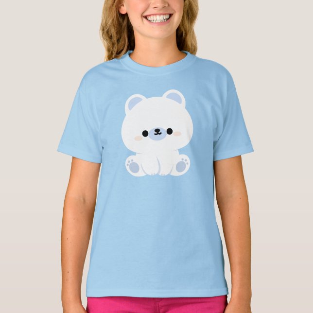 Cute Polar Bear T-Shirt (Front)