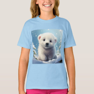Cute Polar Bear T Shirt - Cute Animal Shirts 