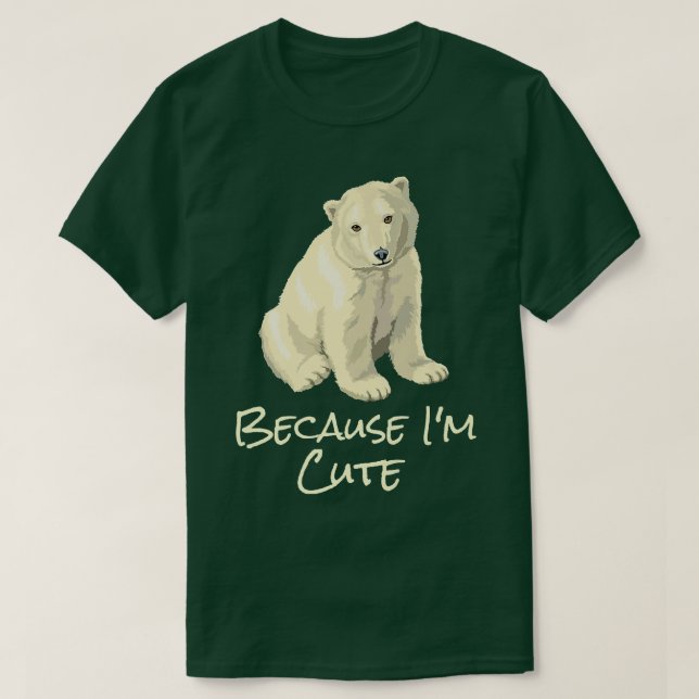 Cute Polar North Pole Bear  T-Shirt (Design Front)