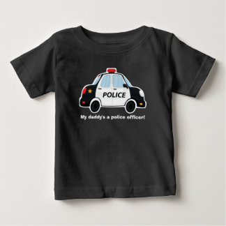 Cute Police Car T-Shirt - Baby - Toddler - Kids