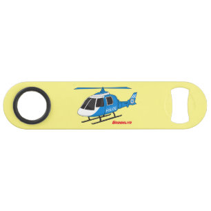 Cute police department helicopter chopper cartoon