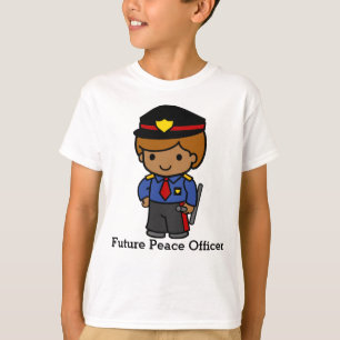 Cute Police man with baton T-Shirt
