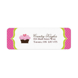 Cute Polk a Dot & Return Address Labels