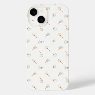 Cute Polka Dot Flower Pattern Case-Mate iPhone 14 Case