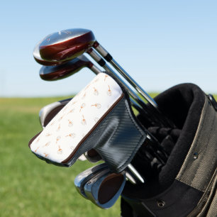 Cute Polka Dot Flower Pattern Golf Head Cover