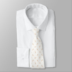 Cute Polka Dot Flower Pattern Tie