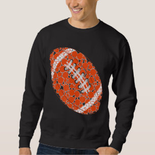 Cute Polka Dot Football American Dot Day Sweatshirt