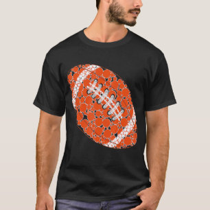 Cute Polka Dot Football American Dot Day T-Shirt