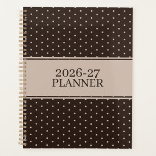 Cute Polka Dot Pattern Planner