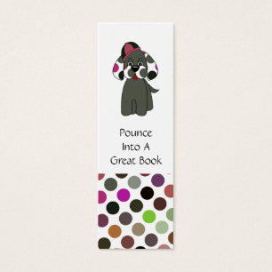 Cute Polka Dot Puppy Dog Bookmark
