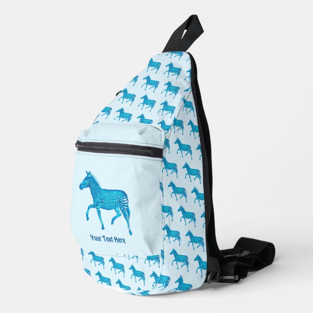 Cute Polka Dot Zebra Sling Bag (Right Corner)