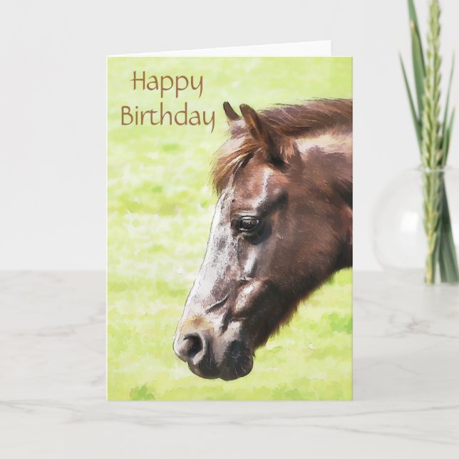 CUTE PONY CARD (Front)