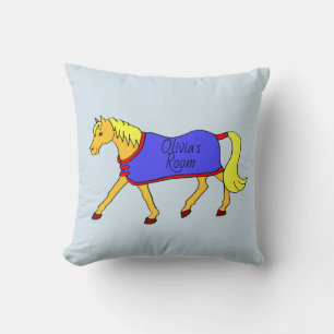 Cute Pony Personalised Cushion